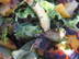 Grilled Peach and Avocado Salad w/Shallot Vanilla Bean Dressing